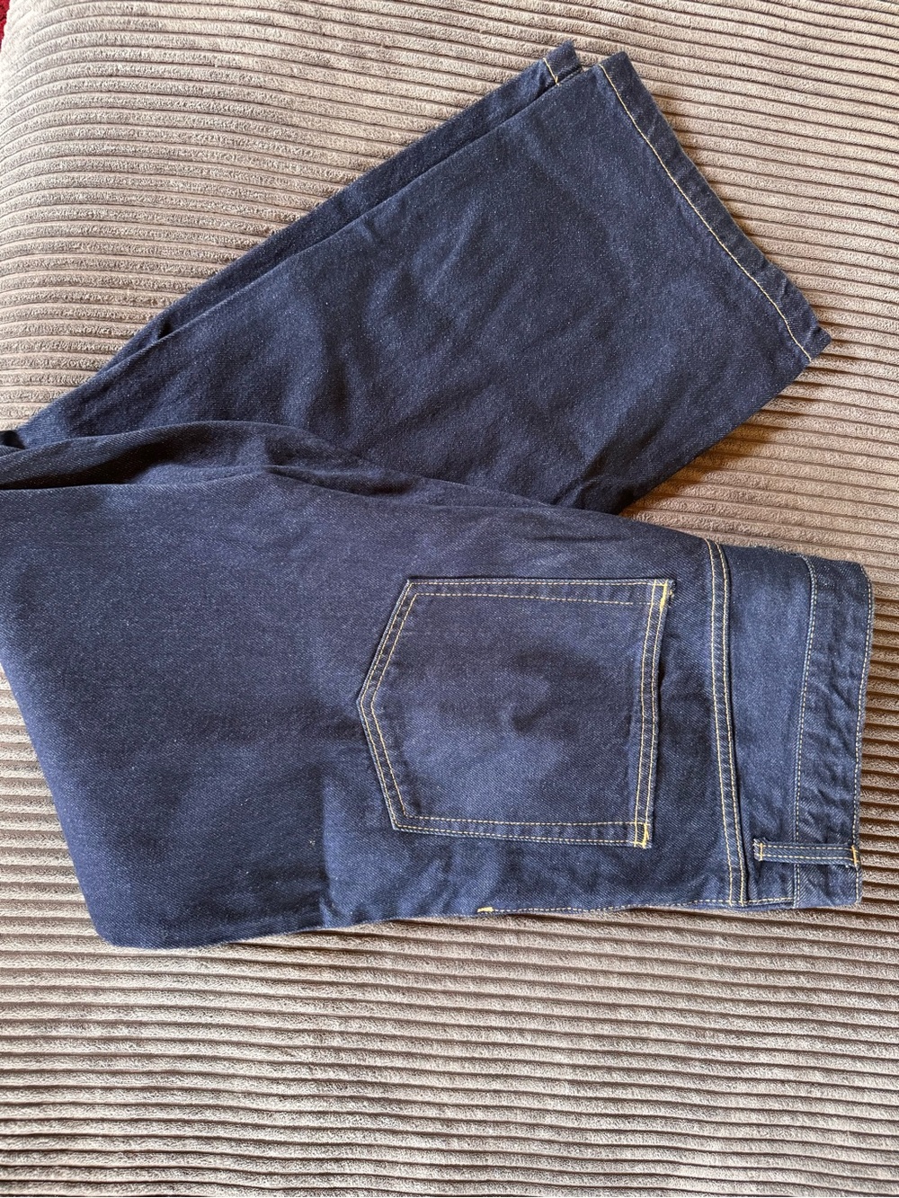 Zara Men's Dark Blue Straight Jeans